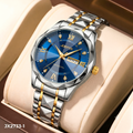 RELOJ JOEFOX JX2733 DOBLE CALENDARIO CRISTAL DIAMANTE HOMBRE