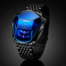 BND451 RELOJ JOEFOX  HORA GIRATORIA  METAL HOMBRE